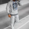 Outlet Herren Sportanzug JS/8C59/2Z Herren Trainingsanzüge Mit Print