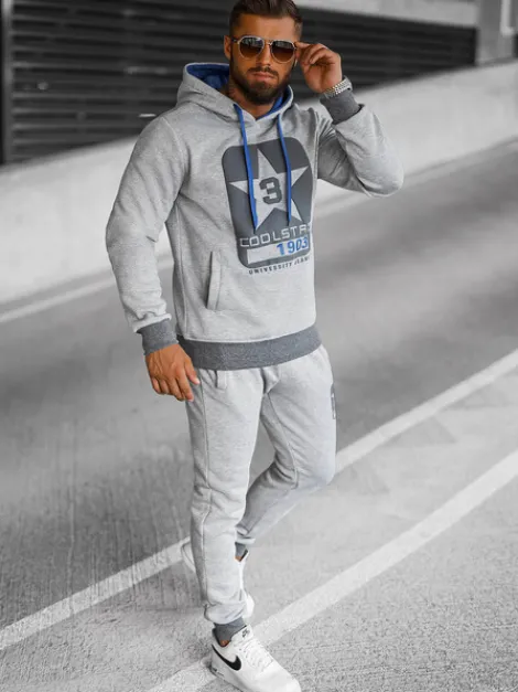 Outlet Herren Sportanzug JS/8C59/2Z Herren Trainingsanzüge Mit Print