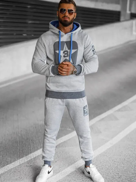 Outlet Herren Sportanzug JS/8C59/2Z Herren Trainingsanzüge Mit Print