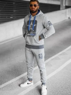 Outlet Herren Sportanzug JS/8C59/2Z Herren Trainingsanzüge Mit Print