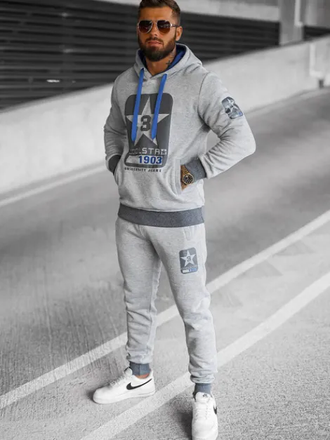 Outlet Herren Sportanzug JS/8C59/2Z Herren Trainingsanzüge Mit Print