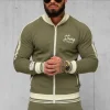 New Herren Sportanzug O/FF5030AB Herren Trainingsanzüge Mit Print