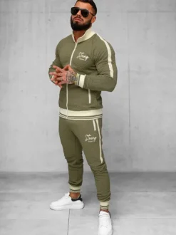 New Herren Sportanzug O/FF5030AB Herren Trainingsanzüge Mit Print