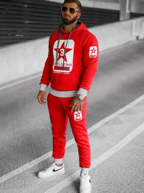 Fashion Herren Sportanzug JS/8C59/18Z Herren Trainingsanzüge Mit Print