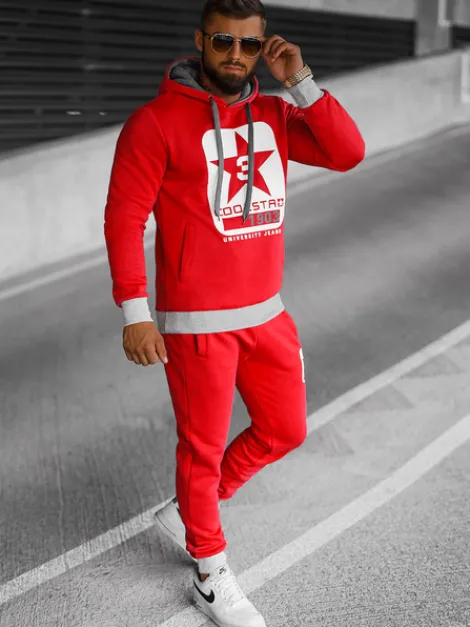 Fashion Herren Sportanzug JS/8C59/18Z Herren Trainingsanzüge Mit Print