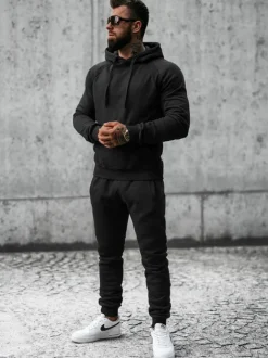Fashion Herren Sportanzug JS/8C75/3 Herren Trainingsanzüge Ohne Print