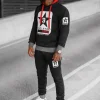 Hot Herren Sportanzug JS/8C59/3Z Herren Trainingsanzüge Mit Print