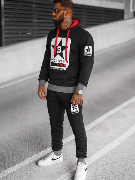 Hot Herren Sportanzug JS/8C59/3Z Herren Trainingsanzüge Mit Print