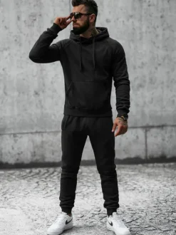Fashion Herren Sportanzug JS/8C75/3 Herren Trainingsanzüge Ohne Print