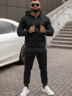 Fashion Herren Sportanzug JS/68C10386/3Z Herren Trainingsanzüge Ohne Print