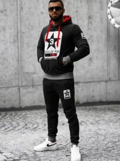 Clearance Herren Sportanzug JS/8C59/3 Herren Trainingsanzüge Mit Print