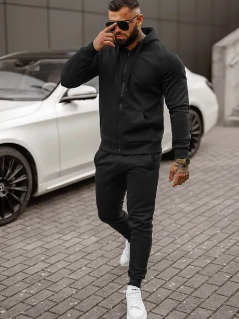 Fashion Herren Sportanzug JS/68C10386/3Z Herren Trainingsanzüge Ohne Print
