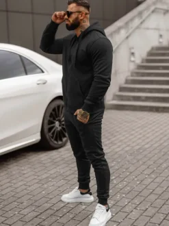 Fashion Herren Sportanzug JS/68C10386/3Z Herren Trainingsanzüge Ohne Print