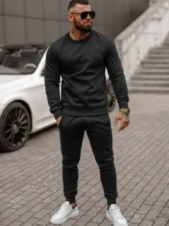 Best Herren Sportanzug JS/68C10380/3Z Herren Trainingsanzüge Ohne Print