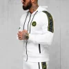 Fashion Herren Sportanzug O/FF3562AB Herren Trainingsanzüge Mit Print