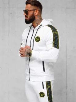 Fashion Herren Sportanzug O/FF3562AB Herren Trainingsanzüge Mit Print