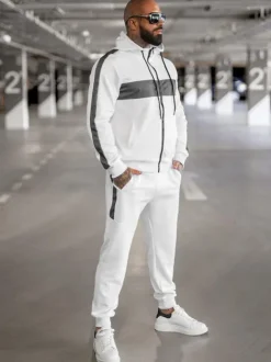 Online Herren Sportanzug JS/8C8115/1Z Herren Trainingsanzüge Ohne Print