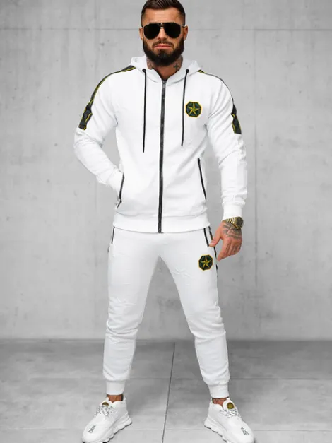 Fashion Herren Sportanzug O/FF3562AB Herren Trainingsanzüge Mit Print