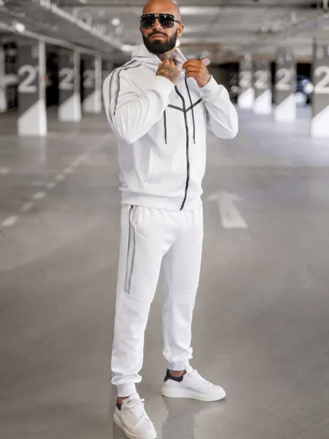 Hot Herren Sportanzug JS/8C8117/1Z Herren Trainingsanzüge Mit Print