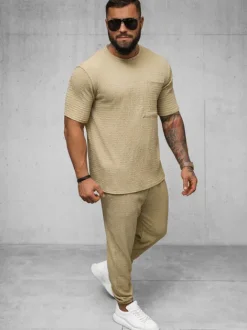 Fashion Herren Sporthose Camel O/K960SP Herren Jogger Hosen | Sporthosen