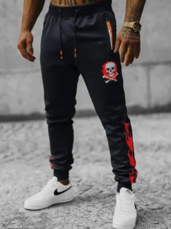 Sale Herren Sporthose Dunkelblau JS/K10237Z Herren Sporthosen