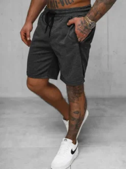 Clearance Herren Sportshorts Anthrazit JS/17K533/5 Herren Sportshorts