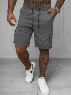 Online Herren Sportshorts Anthrazit JS/8K1505/5 Herren Cargo Shorts | Sportshorts