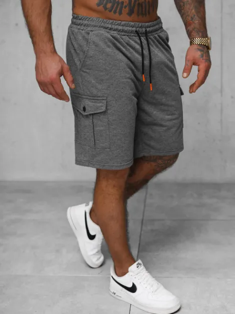 New Herren Sportshorts Anthrazit JS/8K218/5 Herren Cargo Shorts | Sportshorts