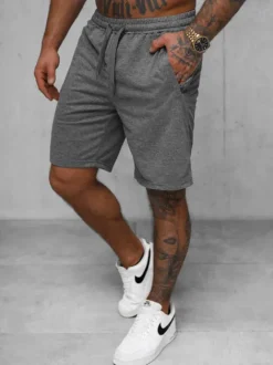 Hot Herren Sportshorts Anthrazit JS/8K1551/5 Herren Sportshorts