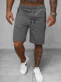 Clearance Herren Sportshorts Anthrazit JS/8K1500/5 Herren Sportshorts