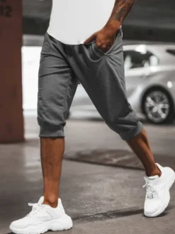 Clearance Herren Sportshorts Anthrazit JS/XW07/5Z Herren Sportshorts
