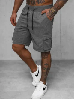 Online Herren Sportshorts Anthrazit JS/8K1505/5 Herren Cargo Shorts | Sportshorts