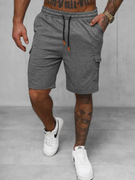 New Herren Sportshorts Anthrazit JS/8K218/5 Herren Cargo Shorts | Sportshorts