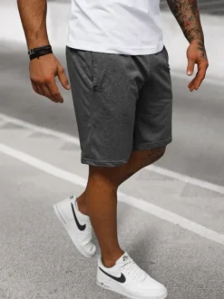 Sale Herren Sportshorts Anthrazit JS/8K100/5Z Herren Sportshorts