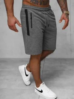 Clearance Herren Sportshorts Anthrazit JS/8K1500/5 Herren Sportshorts