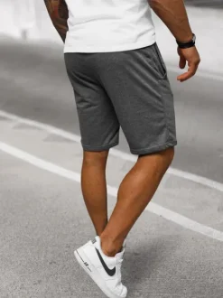 Sale Herren Sportshorts Anthrazit JS/8K100/5Z Herren Sportshorts
