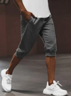 Clearance Herren Sportshorts Anthrazit JS/XW07/5Z Herren Sportshorts