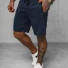 Outlet Herren Sportshorts Dunkelblau JS/17K532/25 Herren Sportshorts