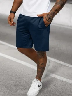 Discount Herren Sportshorts Dunkelblau JS/8K100/25Z Herren Sportshorts