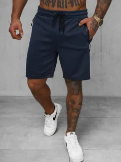 Outlet Herren Sportshorts Dunkelblau JS/17K532/25 Herren Sportshorts