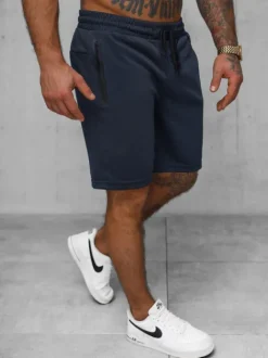 Outlet Herren Sportshorts Dunkelblau JS/17K532/25 Herren Sportshorts