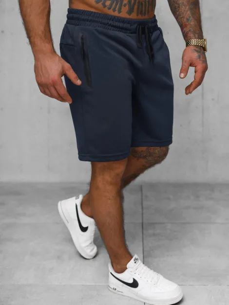 Outlet Herren Sportshorts Dunkelblau JS/17K532/25 Herren Sportshorts