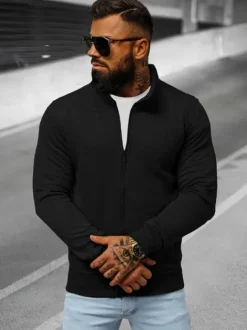 Sale Herren Sweatjacke JS/2002Z Herren Sweatshirts Ohne Kapuze | Sweatjacken