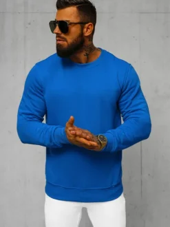 Discount Herren Sweatshirt JS/2001-10Z Herren Sweatshirts Ohne Kapuze