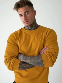 Online Herren Sweatshirt Camel JS/2001-10Z Herren Sweatshirts Ohne Kapuze