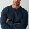 Best Herren Sweatshirt Dunkelblau JS/2001-10Z Herren Sweatshirts Ohne Kapuze
