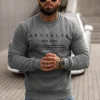 Discount Herren Sweatshirt Dunkelgrau JS/8B1360/5 Herren Sweatshirts Mit Print | Sweatshirts Ohne Kapuze