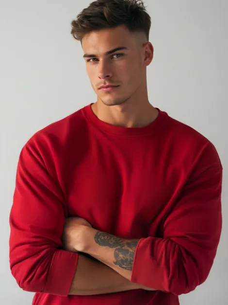 Outlet Herren Sweatshirt JS/2001-10Z Herren Sweatshirts Ohne Kapuze