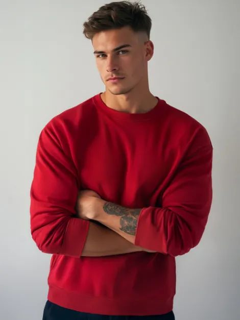 Outlet Herren Sweatshirt JS/2001-10Z Herren Sweatshirts Ohne Kapuze
