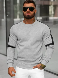 Outlet Herren Sweatshirt JS/8B1322/2 Herren Sweatshirts Ohne Print | Sweatshirts Ohne Kapuze